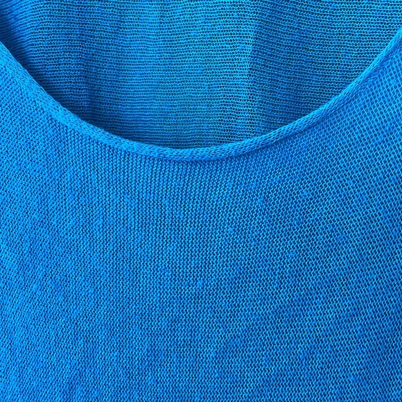 EMPORIO ARMANI Knit woman’s Wool Blue Sweater /TAGS included! Size Small (IT 42) - Picture 7 of 16